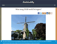 Tablet Screenshot of niederlandeblog.info